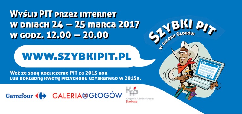 Ilustracja do artykuły: Szybki PIT w Galerii Głogów.